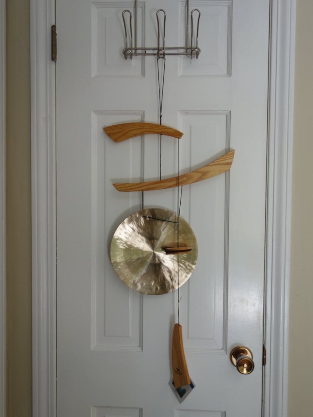 NWT $124 WOODSTOCK PERCUSSIONS – Emperor Gong Windchime – Med – Natural - Picture 4 of 10